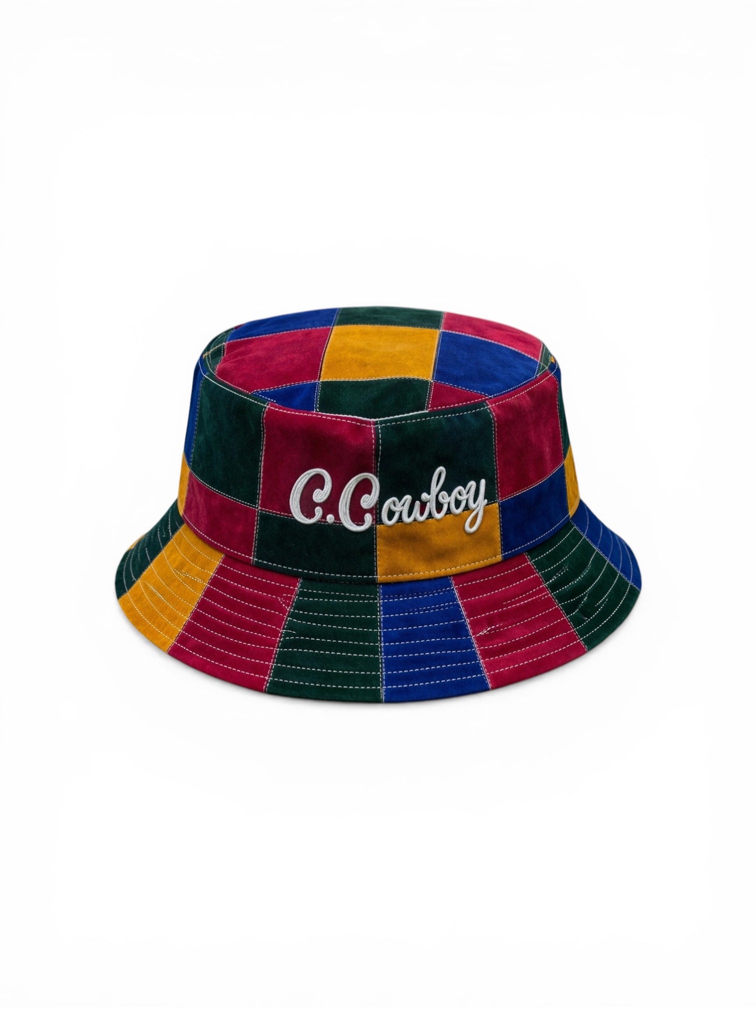 Crud Cowboy "Grandma's Quilt" Suede Bucket